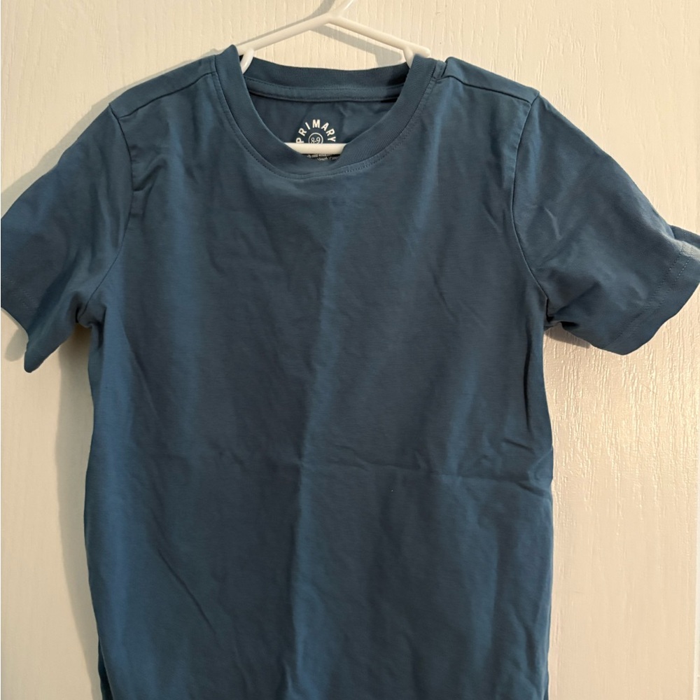 Primary Steel Blue Crew Neck Tee